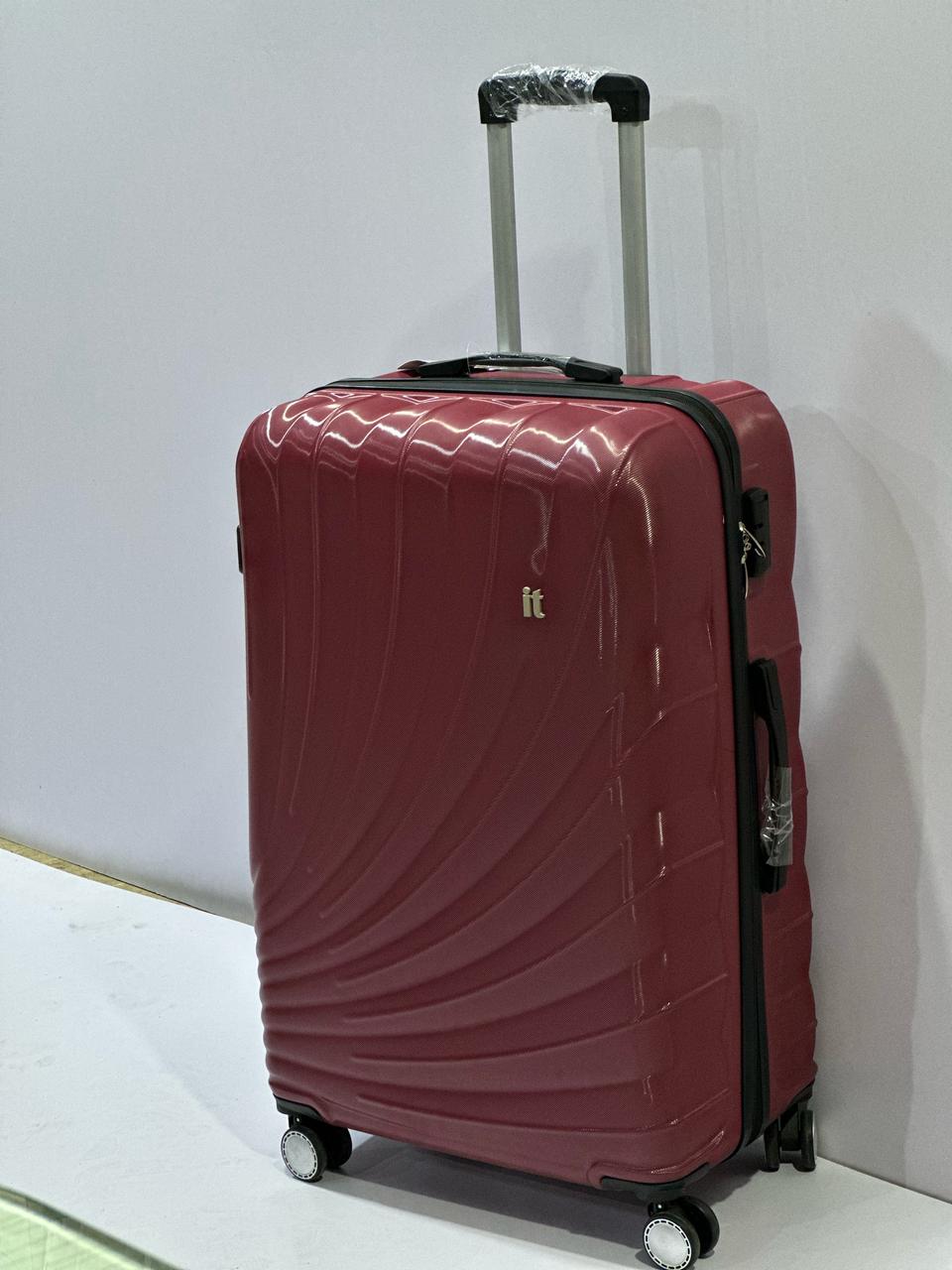 IT Hardside Anti Theft Luggage Spinner wheels travelling trolly