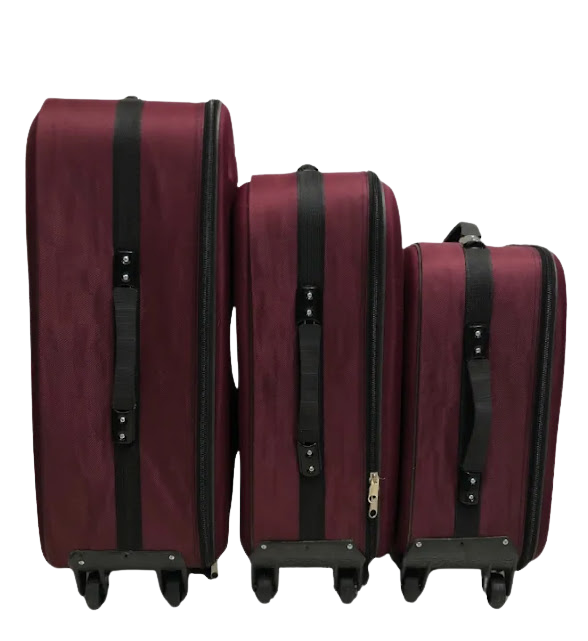 Travel pack suitcase  without trolley 3pcs 20" 24" 28